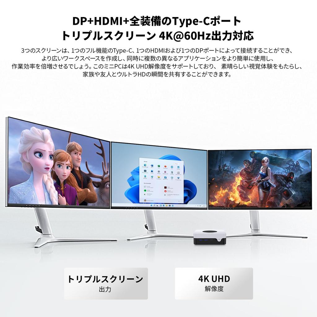 Мини-ПК 12-го поколения Intel N100 Windows11 CHUWI LarkBox Тихий небольшой настольный мини-ПК Мини-ПК /HDMI Сверхкомпактный 2.5G