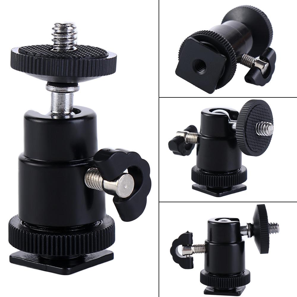 Винт 360-градусная видеокамера штатив шаровая головка держатель вспышка кронштейн штатив для камеры штатив шаровая головка