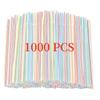 100-3000PCS Colorful Drinking Kunststof Straw Milk Tea Bar Party Rietjes Drinking Wedding Kitchen Beverage Straws Wholesale