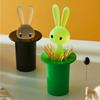 Rabbit Creative Toothpick Storage Box Automatic Pop-up Toothpick Box Home Living Room Dining Room Push-type Toothpick Holder