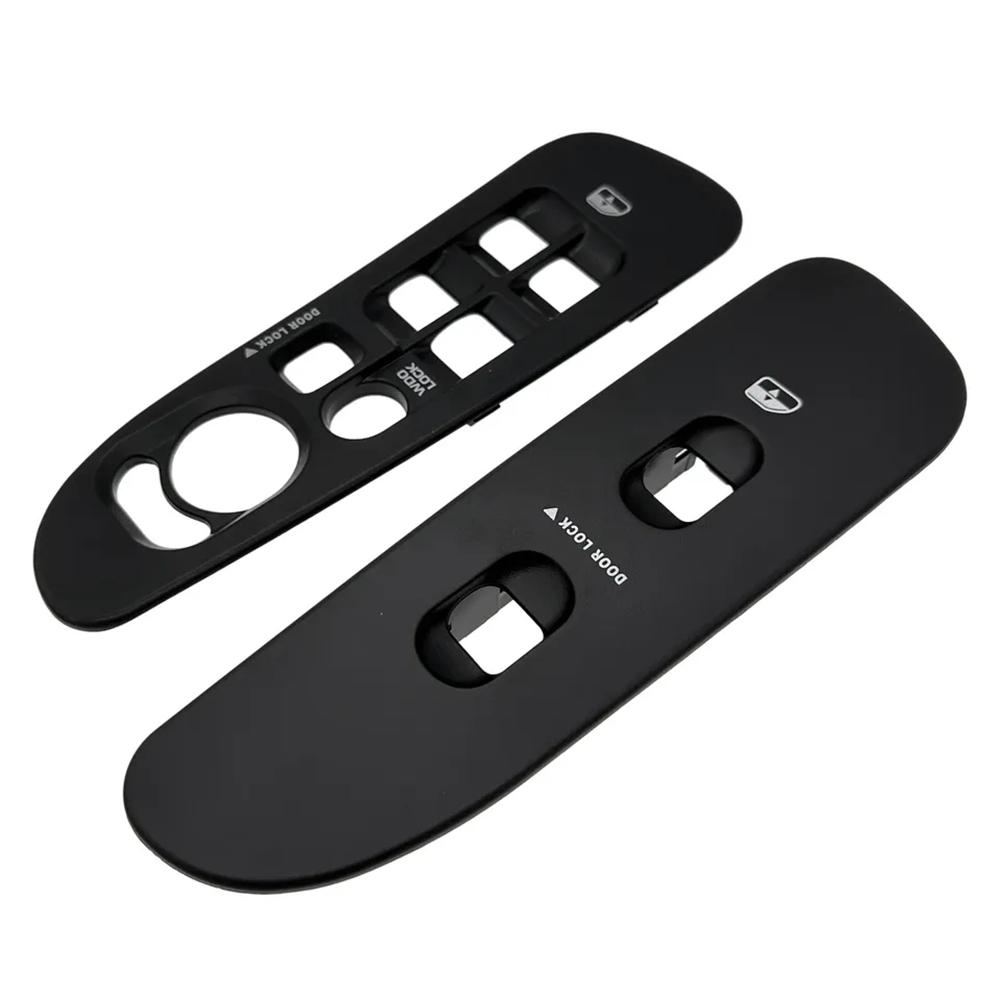 2 шт. Для 2002-2010 Dodge Ram 1500 2500 3500 Крышка рамки переключателя стеклоподъемника двери Черный