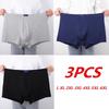 3 шт. Большой размер Мужское нижнее белье Модальные трусы-боксеры Модные трусы Мальчиковые трусы Подшорты Удобные трусики L XL 2XL 3XL 4XL 5XL 6XL