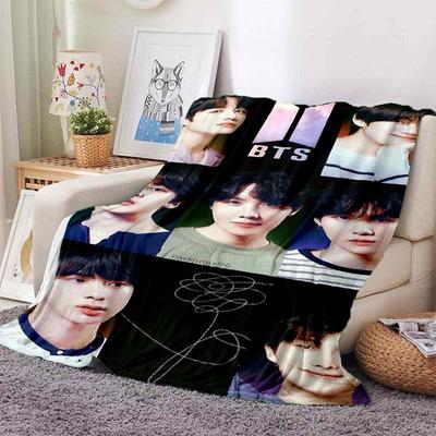 Kpop BTS одеяло 3D одеяло фланелевое одеяло одеяло для гостиной одеяло для вентиляторов