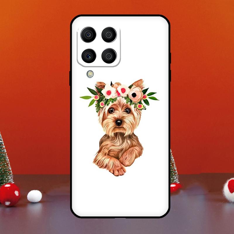 Чехол для Samsung Galaxy M52 M32 M12 M11 M21 M31 M13 M33 M35 M53 M55 M15 M14 M34 M54 M06 M16 с собакой Йоркширский терьер