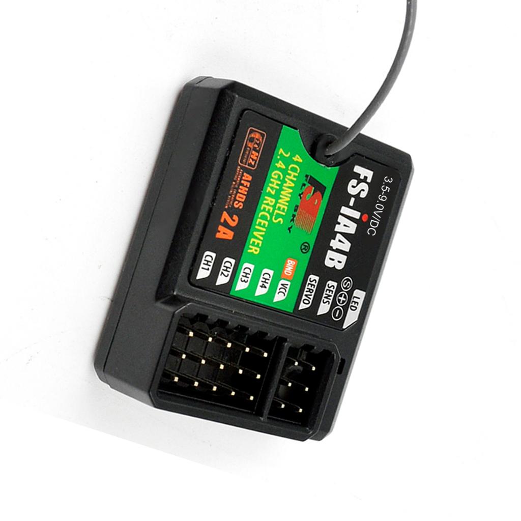 FS-iA4B RC Car Boat Receiver 2.4GHz 4CH 3.5-9.0V for FS-I10 FS-I6 FS-GT2F FS-GT2G FS-IT4S FS-I6S System Remote Controller