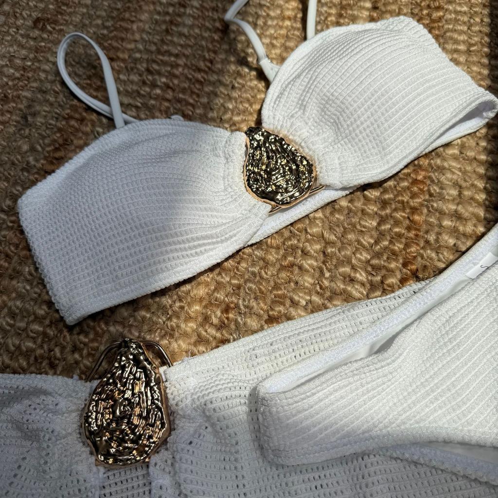 2025 New Beach Vacation Three-piece Short Skirt Swimsuit Swimsuit Bikini Beach Swimsuit