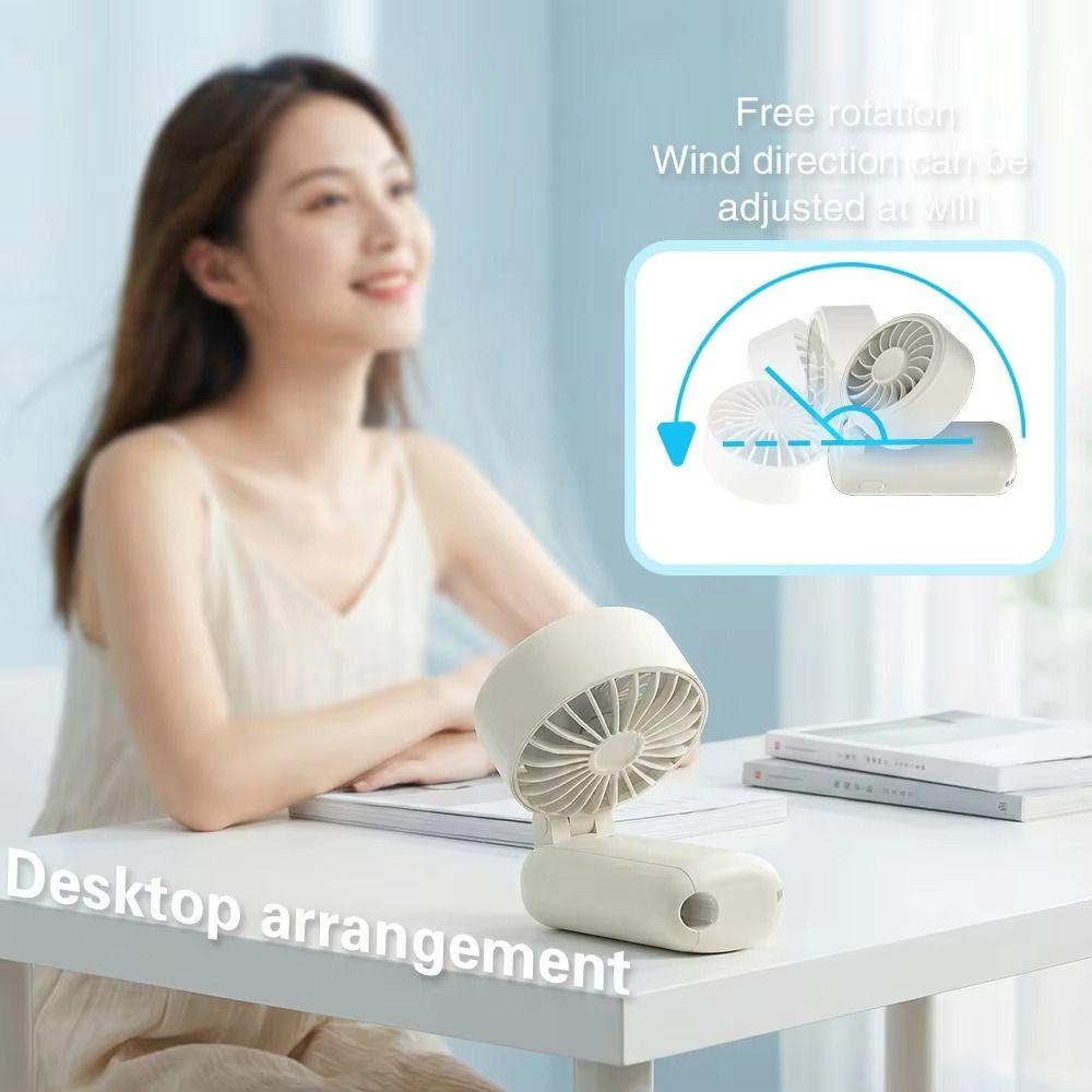 With Clip Portable Handheld Fan Silent Operation USB Rechargeable Fan  For Umbrella