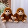 Simulated Monkey Plush Toy Zoo Cartoon Animal Crossing Little Monkey Doll Grip Doll