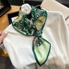 Fashion Scarf For Women Spring and Summer Small Silk Handle Bag Ribbons Head Scarf Small Skinny Scarves Scarves