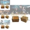 Harry Potter And The Sorcerers Stone Wooden Music Box With Carving For Gift Giving Special Characters Included