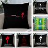 S-SpecializedS Mountain Bike Pillow Case Short Plush Pillow Covers Sofa Decorative Gift Home Double-sided Printing Cushion Cover