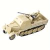 1:72 масштаба миниатюрная полугусеничная модель бронированной машины игрушки Второй мировой войны FLAK37 4D сборка автомобиля DIY комплект