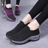 Women's Air Cushion Slip-On Sneakers: Stylish, Large-Size, Sock-Style, Walking Shoes