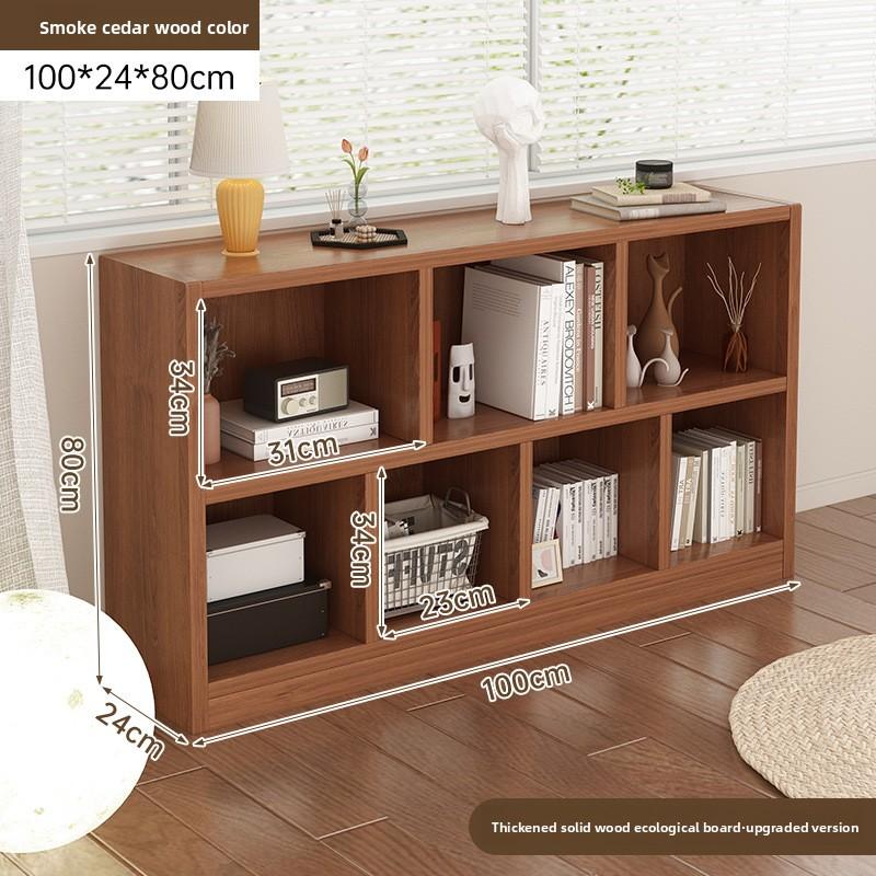 Bookshelf Bookcase Floor Shelf Home Living Room Study Combination Locker Bedroom Low Cabinet