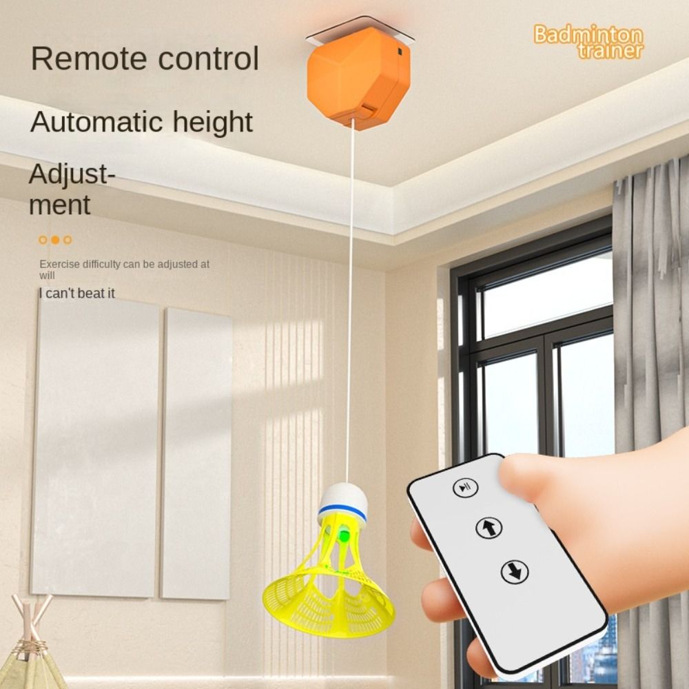 1 Set Spin Electric Badminton Trainer Self Training Shuttlecock For Kids & Adult