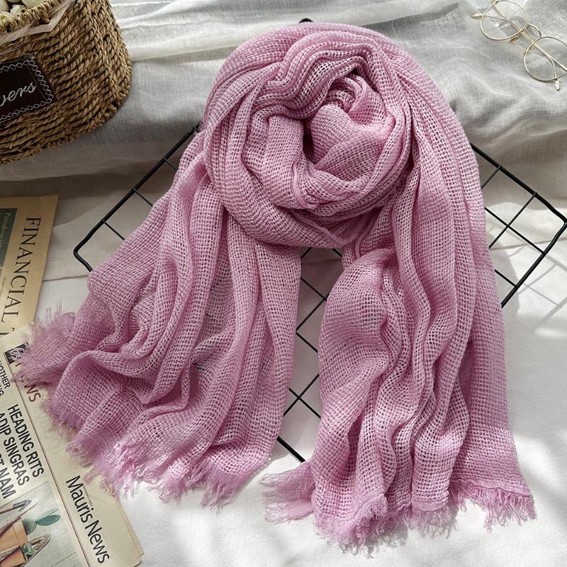 New Autumn and Winter Styles Cotton and Linen Scarves for Women,Artistic Weaving Ethnic Style Scarf Shaw Wrap
