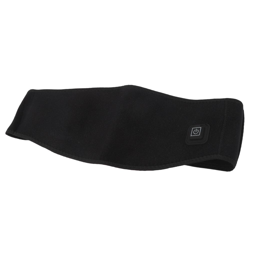 Electric Heated Waist Support USB Adjustable Hook And Loop Heating Waist Support Pad Black