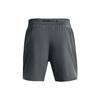 Under Armour Solid Color Elastic Waist 7-Inch Shorts Men Bottoms Grey 1377484-012