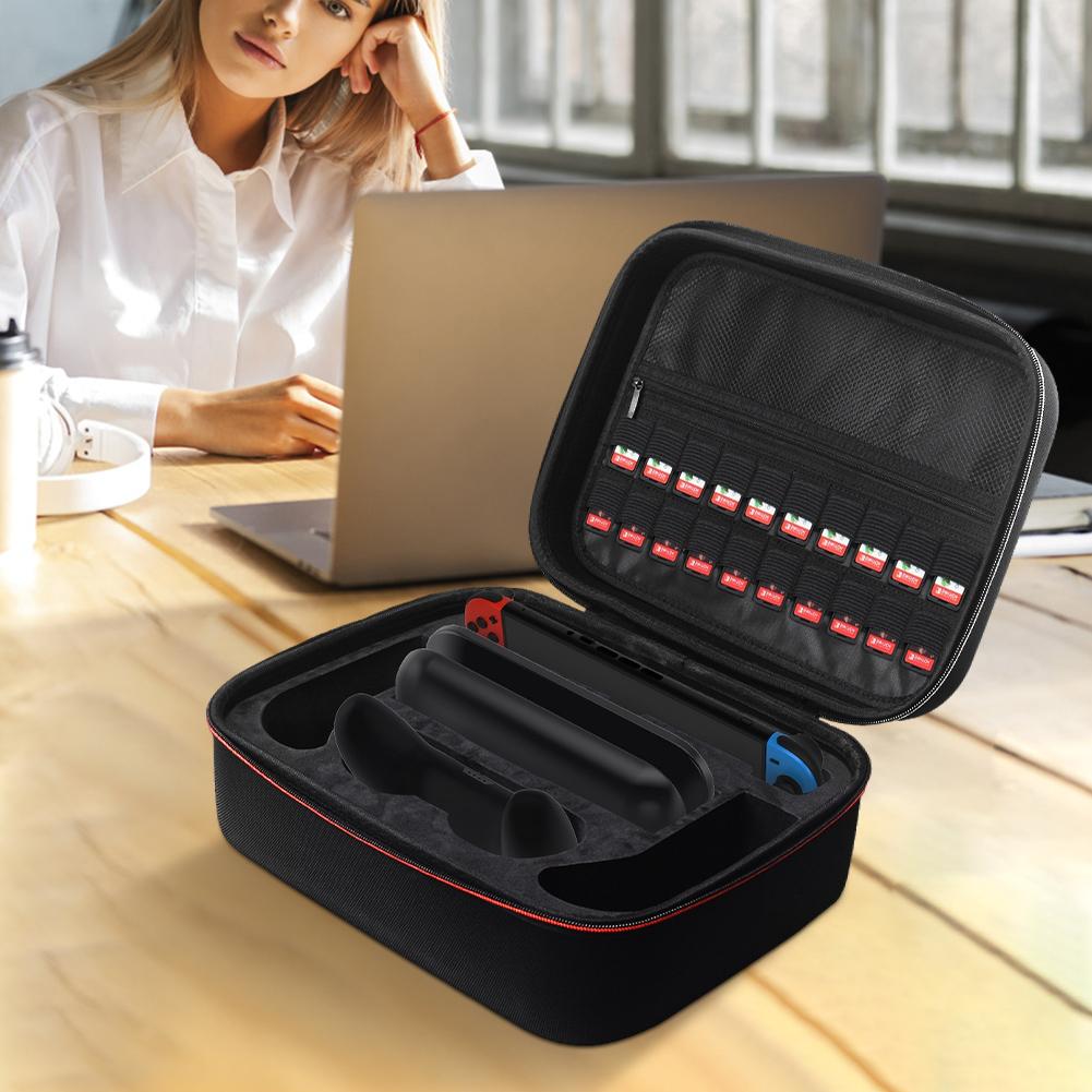 Портативная сумка для хранения с ручкой-ремнем, дорожный чехол, водонепроницаемый и ударопрочный чехол для переноски для игровой консоли Switch 2 и аксессуаров