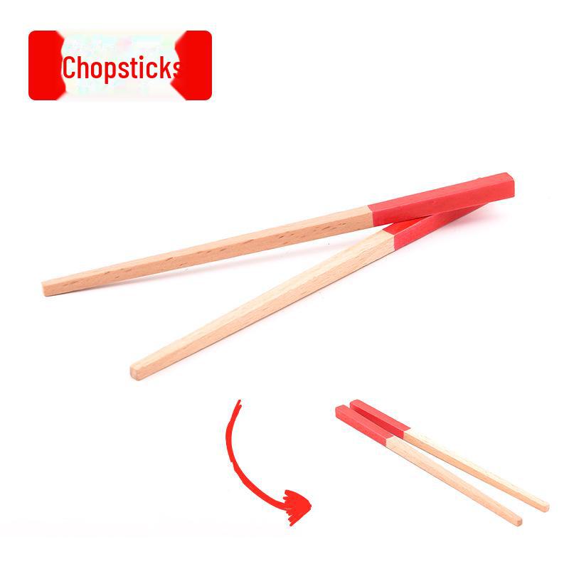 Игровой деревянный кухонный набор Yiwang включает в себя сковороду и кастрюлю для приготовления еды Qieqi Le.