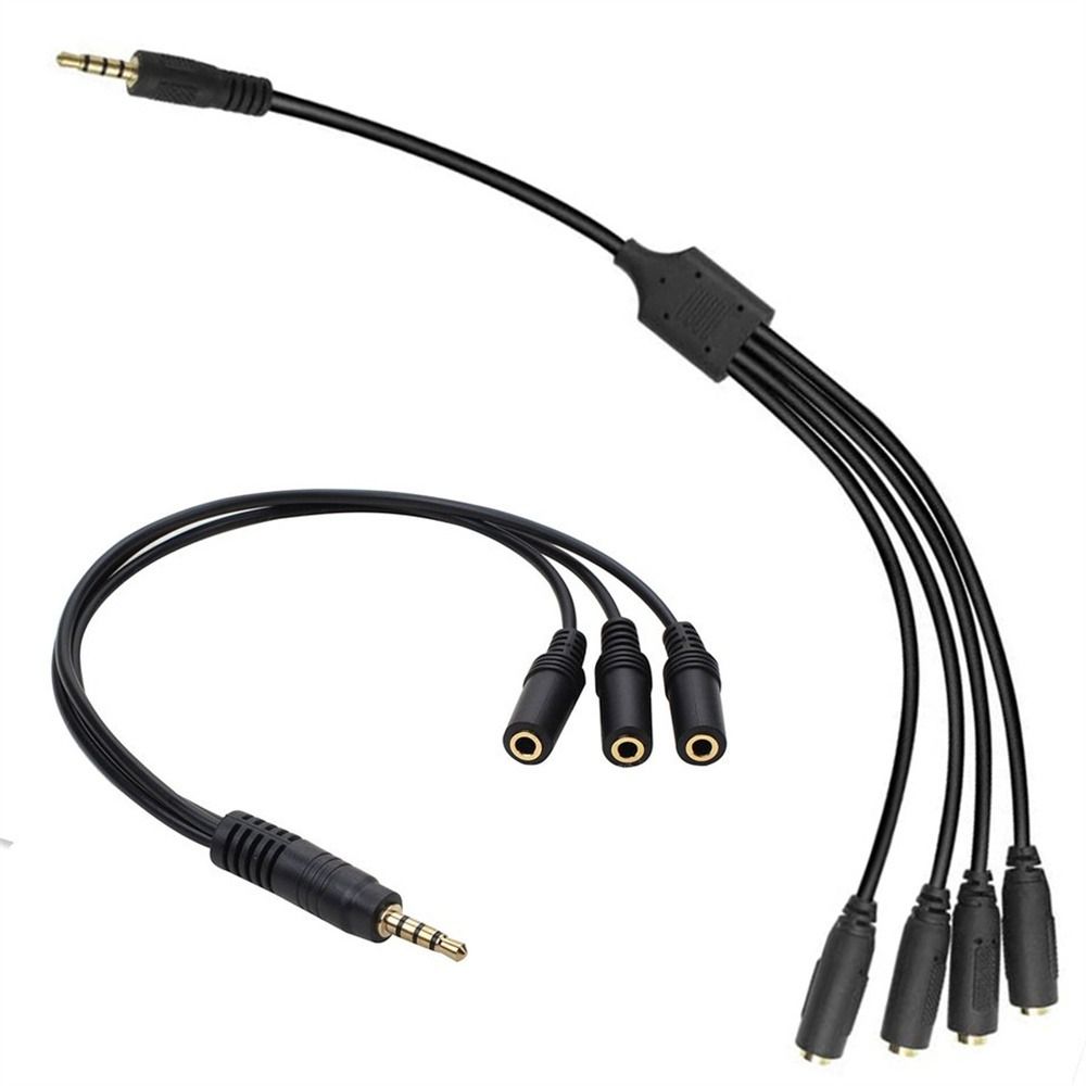 Прослушивание музыки Разветвительный кабель 3,5 мм Стерео разветвитель Провод Разветвительный кабель для гарнитуры Аудио адаптер Шнур