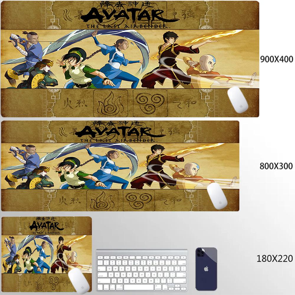 Pc Gaming Accessories Tapis De Keyboard Carpet Avatar The Last Airbender XXL Mouse Pad Office Mousepad Mat Laptop Kawaii Deskmat