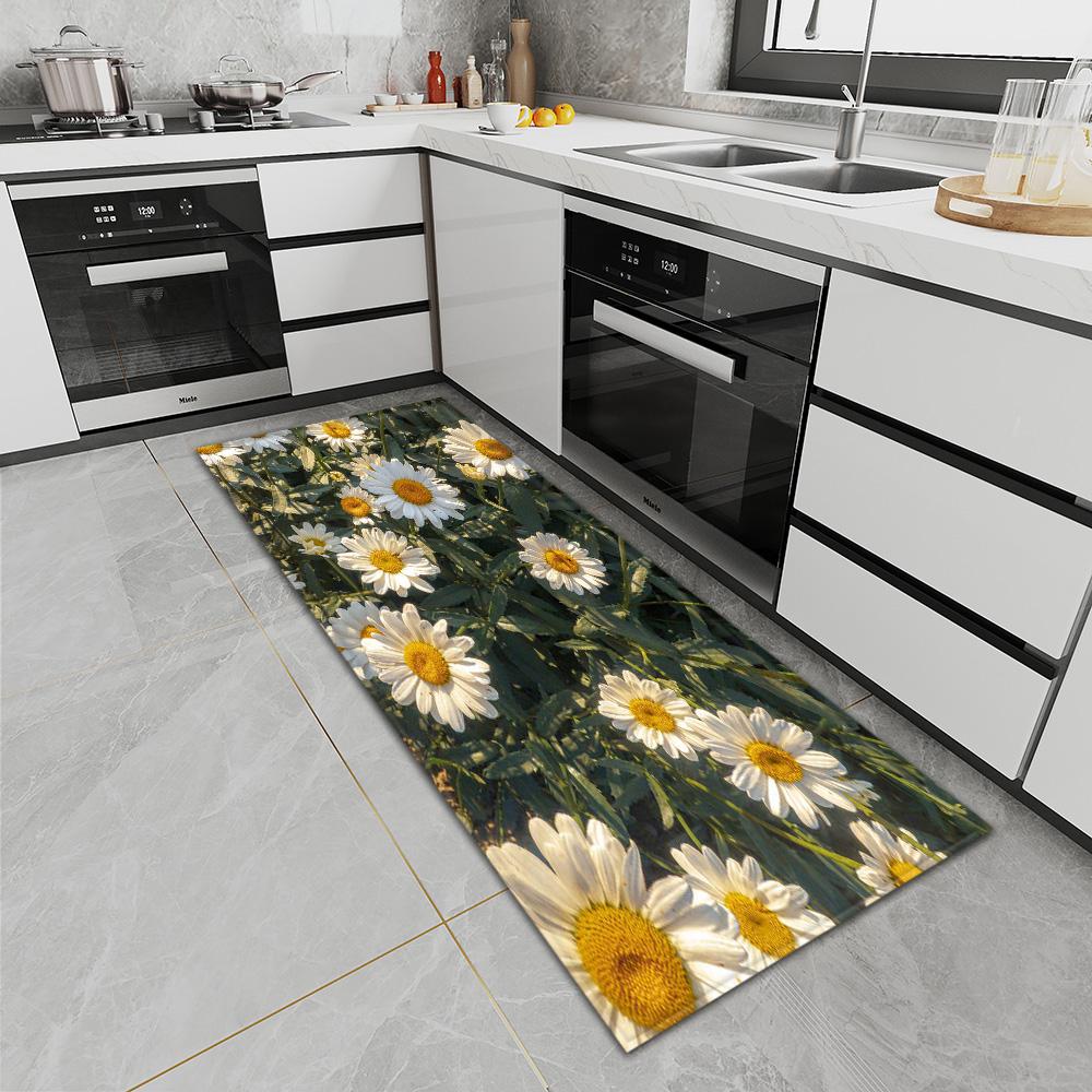 Коврик для кухни, коврик для входной двери, ковер для спальни, коридора, ванной комнаты, нескользящий пол, ковер с рисунком для гостиной