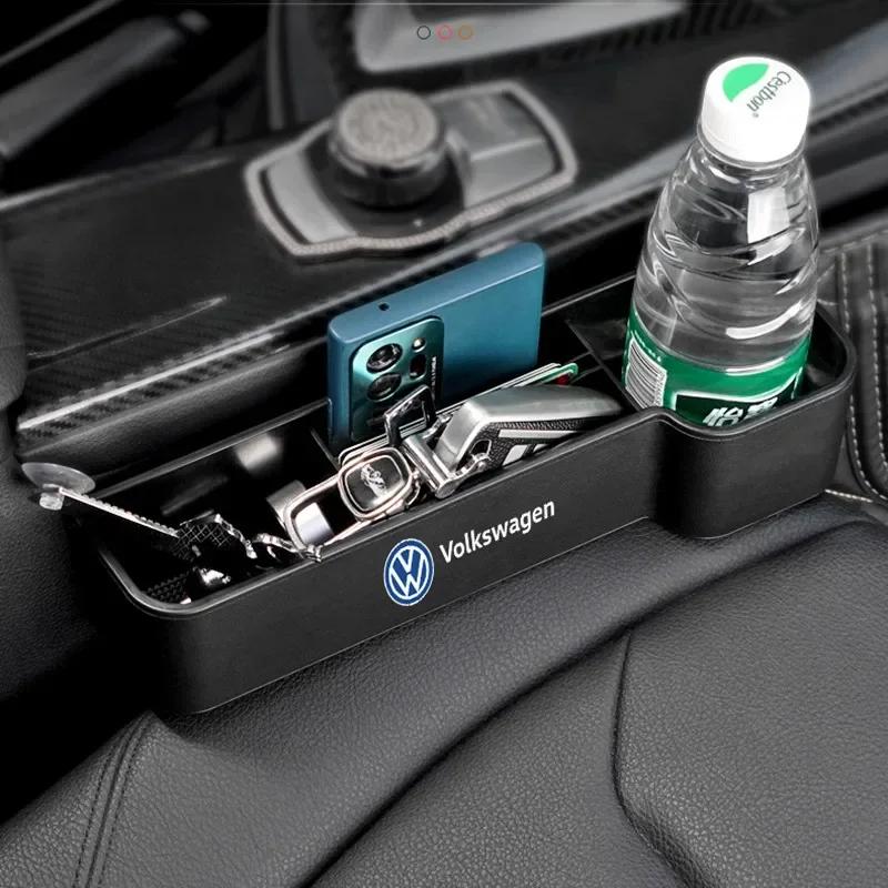 For VOLKSWAGEN VW Car Seat Gap Storage Box Holder Case for Volkswagen Passat Santana Golf Bora Jetta CC Beetle Scirocco Magotan