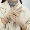 Warm Touch Screen Gloves Touchable Screen Driving Mittens New Skiing Gloves Women