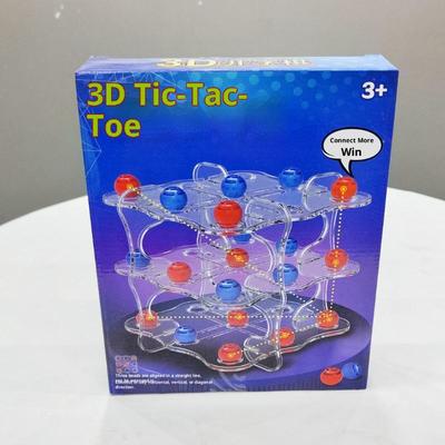 1 Набор Интерактивная Настольная Игра Шахматы 3D Крестики-Нолики Легко Играть Образовательные Игрушки Квадраты Стратегия Настольные Игры