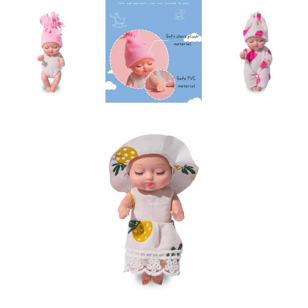 Реборн Спящая Кукла Девочка ПВХ BJD Игрушка с Подвижными Суставами и Мягкой Одеждой