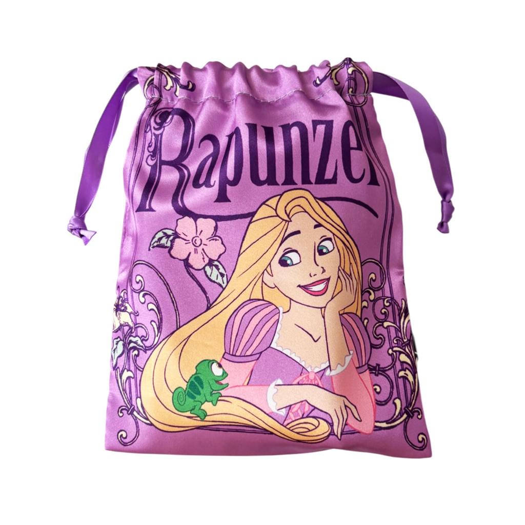 Small Planet Disney Ribbon Drawstring Bag Rapunzel/Logo