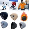 Унисекс ветрозащитная уличная лыжная шапка вязаная шапочка зимняя флисовая шапка термошапка теплая шапка