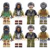 Ближневосточный армейский солдат спецназа, мини-фигурки, пистолеты, MOC SWAT, городское военное оружие, строительный блок, кирпичная игрушка для мальчика