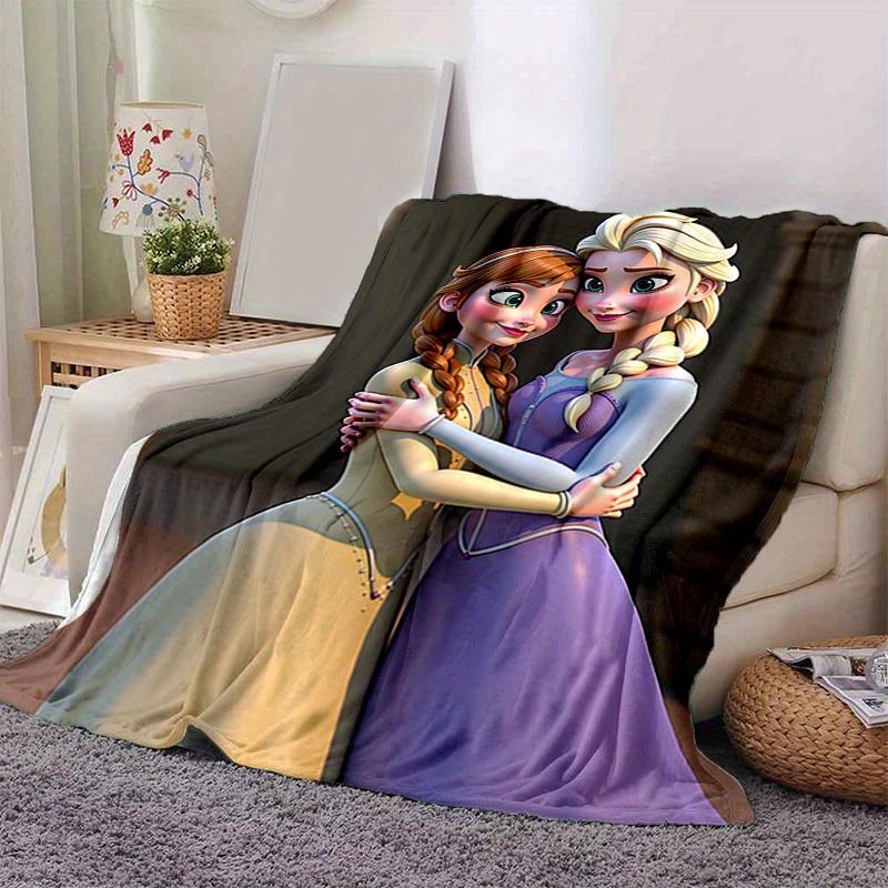 1PC Cartoon Blanket, Seasonal Universal, Home Decoration, Throw Blanket, Cute Cartoon Print, Soft Warm Bedding, Soft Flannel Throw Blanket,