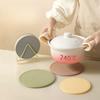 Silicone Heat Insulation Pad, Round Thickened Heat-resistant Pad, High-temperature Pot Pad, Table Pad, Anti-slip Cup Pad