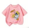 Summer Boys Girls Short Sleeve Tee Kawaii Cartoon Print Cute Street Fashion Wear Doraemon Kids Outfit 314Y