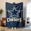 Dallas Cowboys Soft and comfortable flannel Suitable for sofas living rooms outdoor camping travel and also makes a great anniversary gif