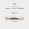 Nordic Soft Leather Anti-Collision Handle for Children's Room - Brass Door, Wardrobe, and Drawer