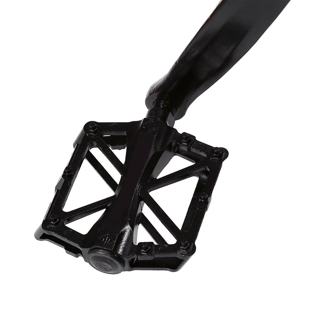 1 пара противоскользящих легких алюминиевых педалей для горного велосипеда(черный)
