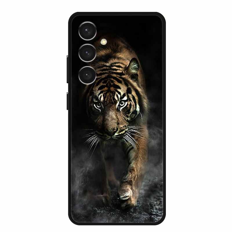 For Samsung S24 Plus Phone Case S24Plus Black Silicone Soft Back Cover Case For Samsung Galaxy S24 Plus Case S 24 Plus Funda Bag