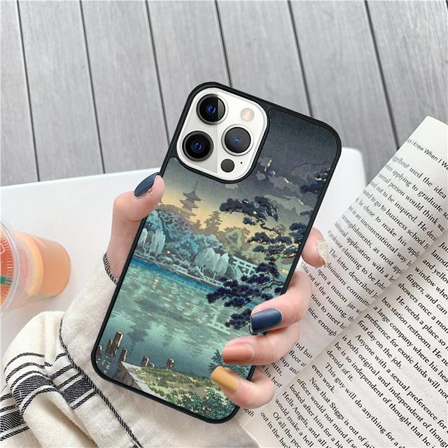 Укиё-э Японский стиль Искусство Живопись Чехол Для iPhone 17 Air 15 16 14 13 12 Pro Max 11 Pro Max Plus Чехол для телефона