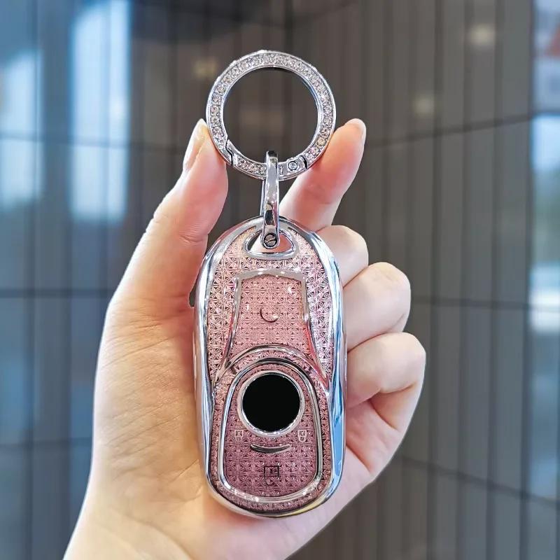 Suitable For 23 Buick Gl8 Keycases 17-22 Gl8 Avenir Keycover Key Shell Keychain Buckle Case For Women