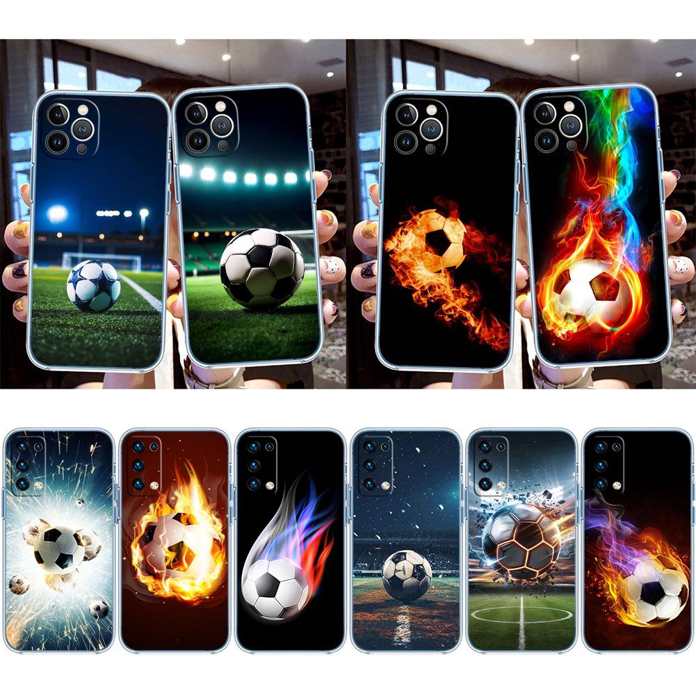 IK29 Football Soccer Transparent Phone Case for Motorola Moto Edge 20 30 40 50 S30 Fusion Ultra Pro Neo Lite + G200 G23