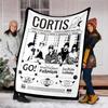 1 шт. K-pop, Cortis Уличный мягкий плед Ультраплюшевый, Теплый, Универсальный и Простой в уходе для кемпинга, и