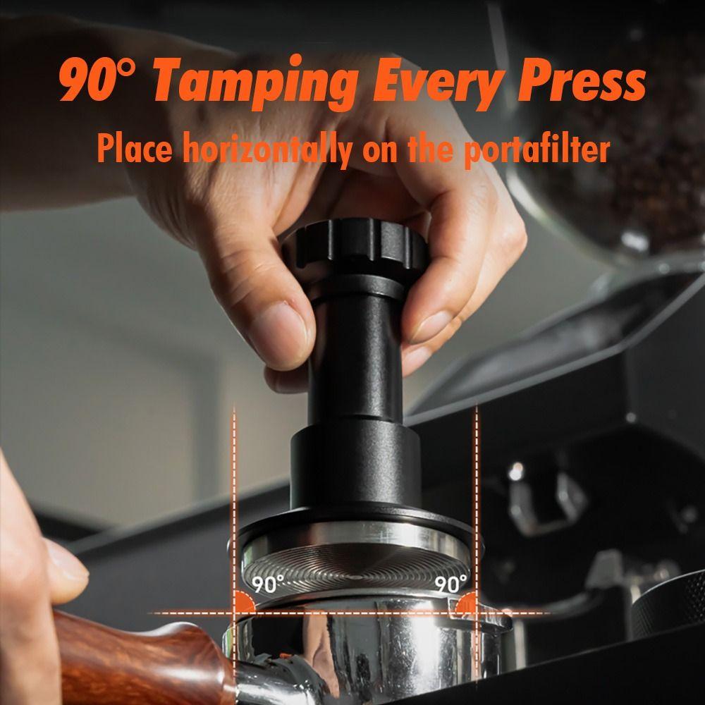 Adjustable Spring Loaded Coffee Tamper 58.35mm 53mm 51mm Espresso Tamper New Coffee Impact Tamper