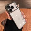 Роскошный прозрачный чехол для телефона с блестками для iPhone 17 16 15 14 13 Pro Max 17Pro Air Pating Бампер Защита камеры Прозрачная задняя крышка