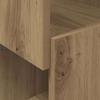 Corner Cabinet 25.5x25x102cm Engineered Wood Artisan Oak