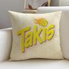 1P-Takis Chilii Chips Узоры Чехол на Подушку Натуральный Лен Комплект Наволочек, Универсальный Декор для Дивана, Спальни и Кресла