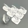 Transparent Strong Adhesive Mini Hook for Kitchen Door Bathroom Mirror Cabinet Jewelry Storage Non-Marking No Punching Required